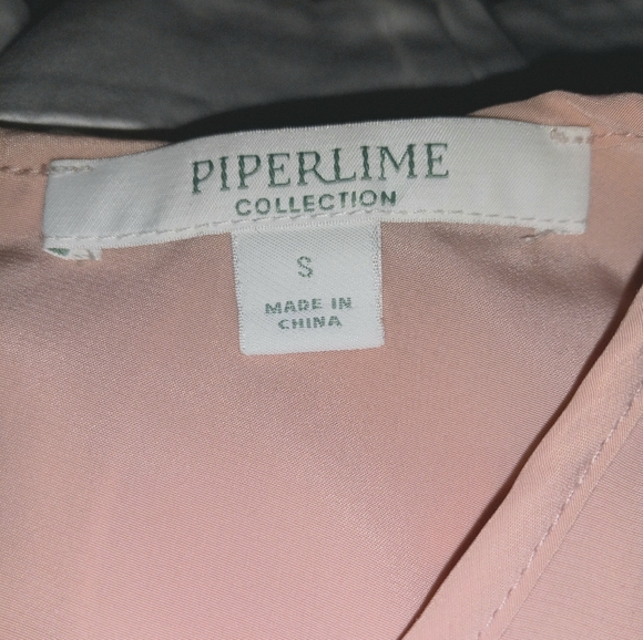 Piper Lime collection size S two layer tank back zip sleeveless - Picture 5 of 5